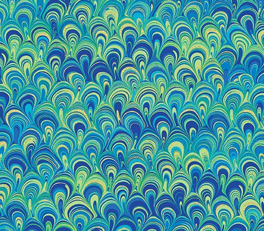 Benartex Rhapsody in Blue Mineral Magic Blue