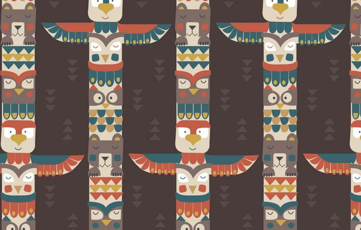 Lewis & Irene Big Bear Little Bear Totem On Chocolate
