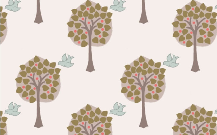 Lewis & Irene Dove House Love Tree Cream