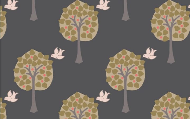 Lewis & Irene Dove House Love Tree Grey