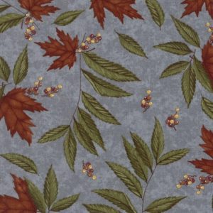 Moda Fabrics Country Road Large Leaf on Autumn Sky