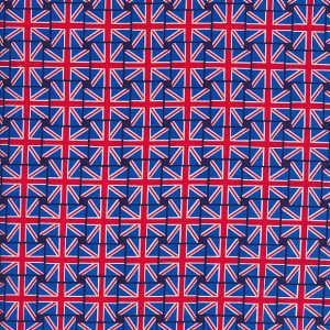 Small Union Jack Fabric by Benartex