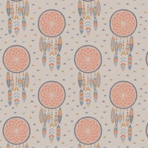 Lewis & Irene Fabrics To Catch a Dream Dream Catchers on Sand