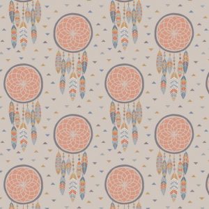 Lewis & Irene Fabrics To Catch a Dream Dream Catchers on Sand