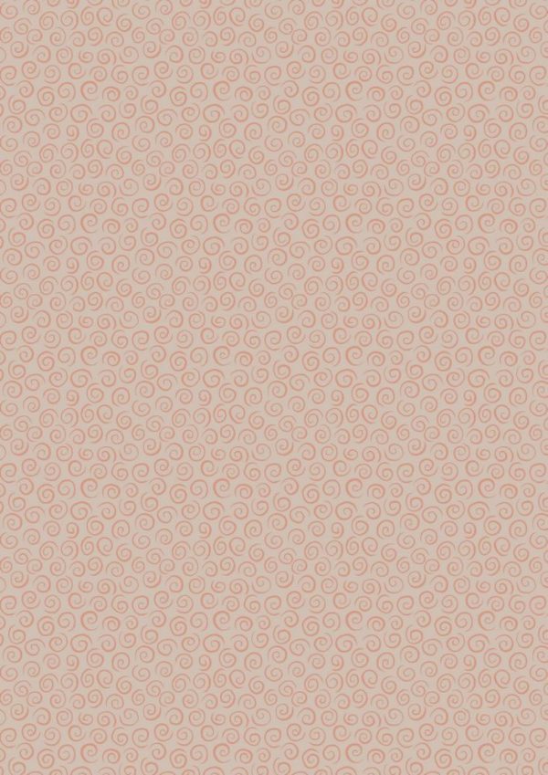 Lewis & Irene Fabrics To Catch a Dream Rose Gold Metallic Swirls