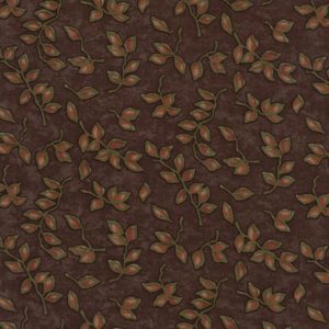 Moda Fabrics Country Road Small Buds on Earth Brown