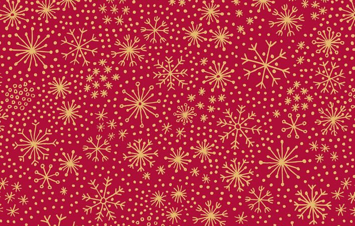 Make A Christmas Wish Snowflakes On Red