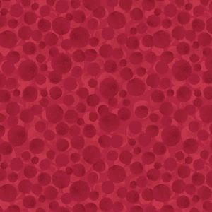 Lewis & Irene Fabrics Bumbleberries Blender in Santa Red