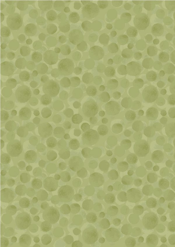 Lewis & Irene Fabrics Bumbleberries Grass Green