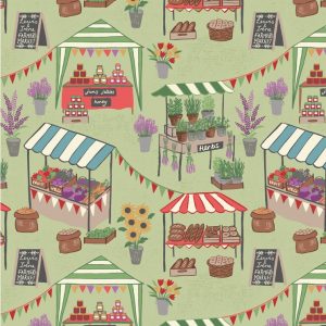 Lewis & Irene Fabric Farmers Market on Grass