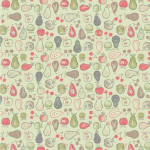 Lewis & Irene Farmers Market Fabric Fruit on Green