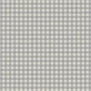 Lewis & Irene Farmers Market Rustic Grey Gingham Fabric