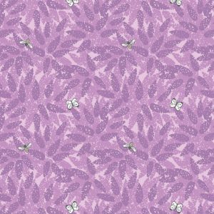 Lewis & Irene Fabric Grandma's Garden Lilac Buddleia