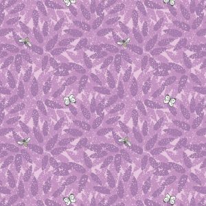 Lewis & Irene Fabric Grandma's Garden Lilac Buddleia