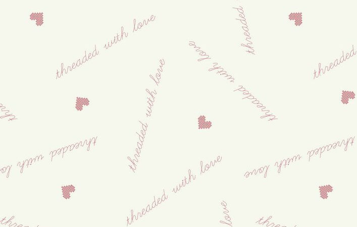 Lewis & Irene Threaded With Love Pink