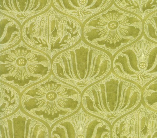 Moda Fabrics Poppy Mae Ogee Green Leaf