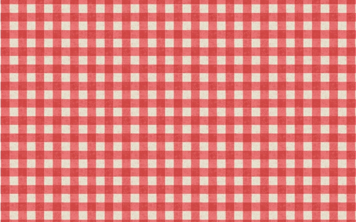 Lewis & Irene Farmers Market Red Rustic Gingham