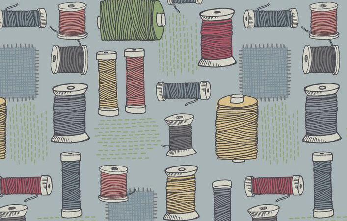 Lewis & Irene Threaded with Love Threads On Grey