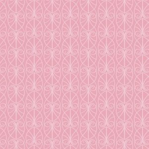 Lewis & Irene Fabrics April Showers Parisian Fretwork on Pink