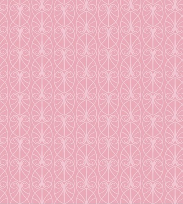Lewis & Irene Fabrics April Showers Parisian Fretwork on Pink