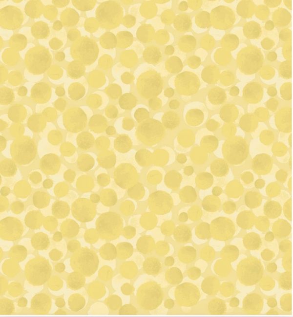 Lewis & Irene Fabrics Bumbleberries Sunshine Yellow