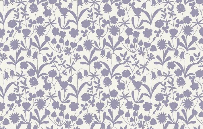 Lewis & Irene Bluebell Wood Lavender Silhouette
