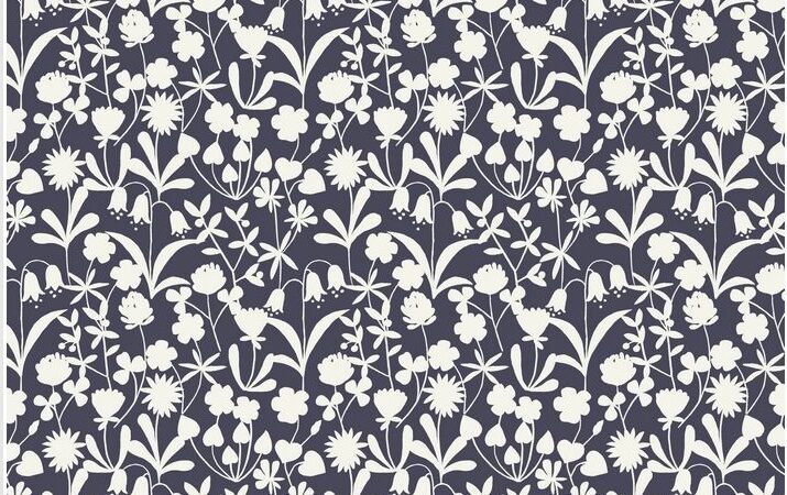 Lewis & Irene Bluebell Wood Floral Silhouette