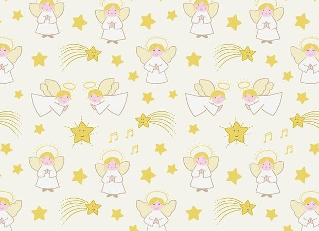 Lewis & Irene A Little Christmas Star Cream Angels