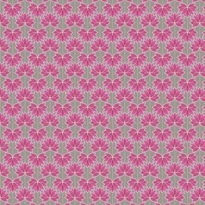 Lewis & Irene Fabrics Minshan Pink Lotus Flower