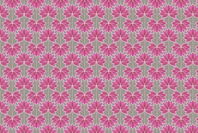 Lewis & Irene Minshan Pink Lotus Flower