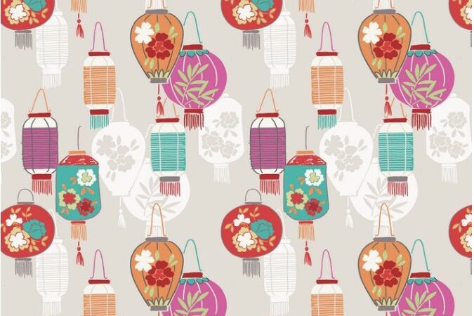 Lewis & Irene Minshan Lanterns on Natural