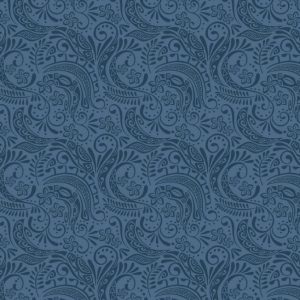 Lewis & Irene Fabrics Island Girl Deep Blue Polynesia
