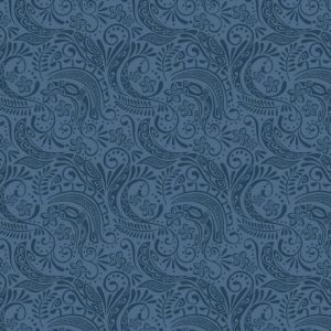 Lewis & Irene Fabrics Island Girl Deep Blue Polynesia