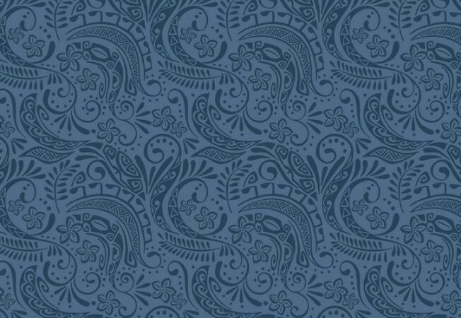 Lewis & Irene Island Girl Deep Blue Polynesia