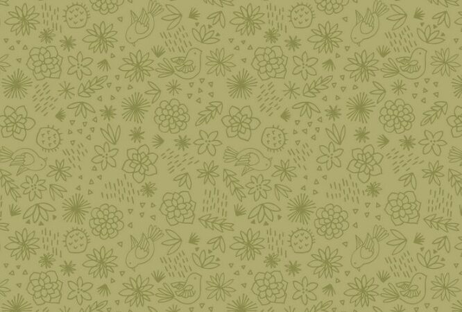 Lewis & Irene Paracas Green Succulent