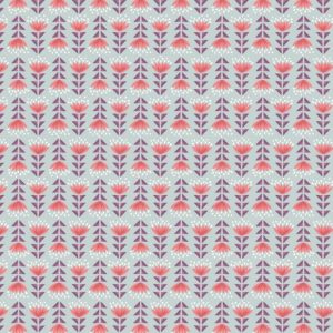 Lewis & Irene Fabrics Paracas Desert Flowers Red & Purple