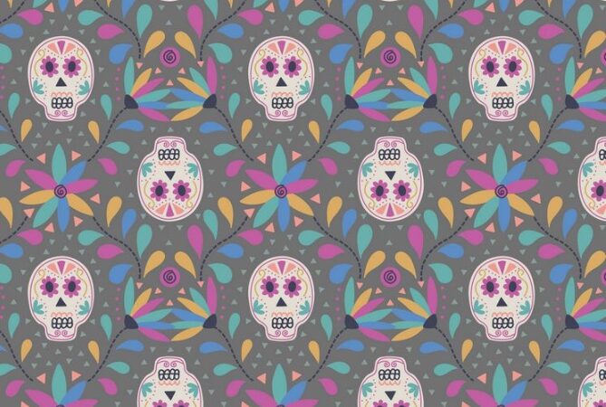 Lewis & Irene Paracas Grey Skulls