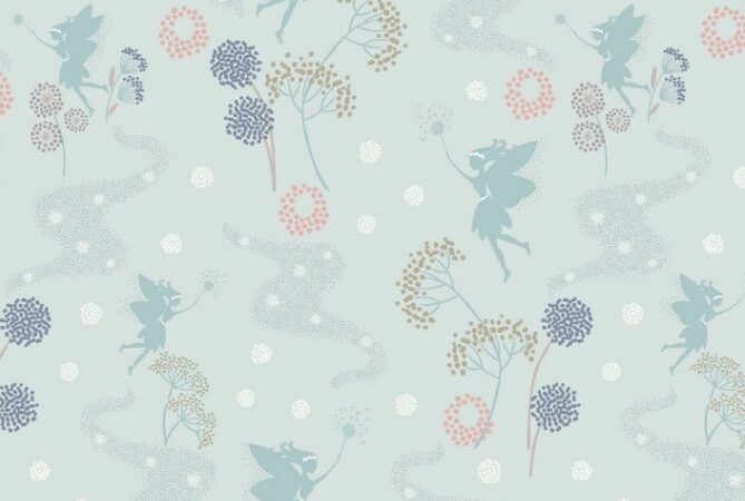 Lewis & Irene Make Another Wish Fairy on Pale Blue