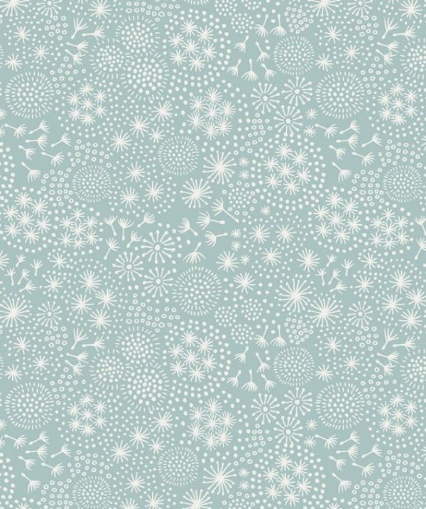 Lewis & Irene Fabrics Make Another Wish Wishes in the Breeze on Duck Egg