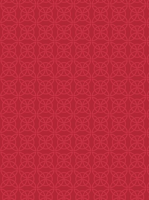 Lewis & Irene Fabrics The Glen Celtic Circles on Red