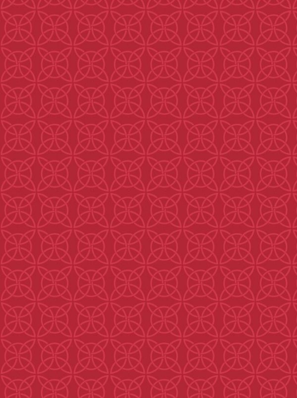 Lewis & Irene Fabrics The Glen Celtic Circles on Red