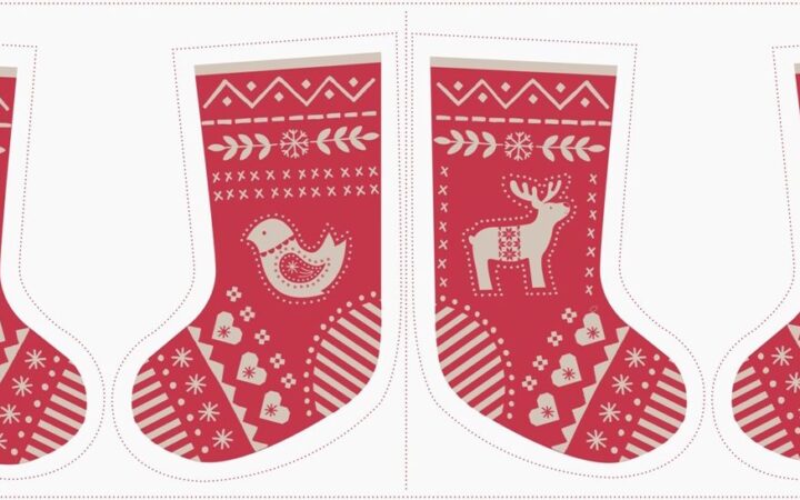Lewis & Irene Nordic Christmas Stocking