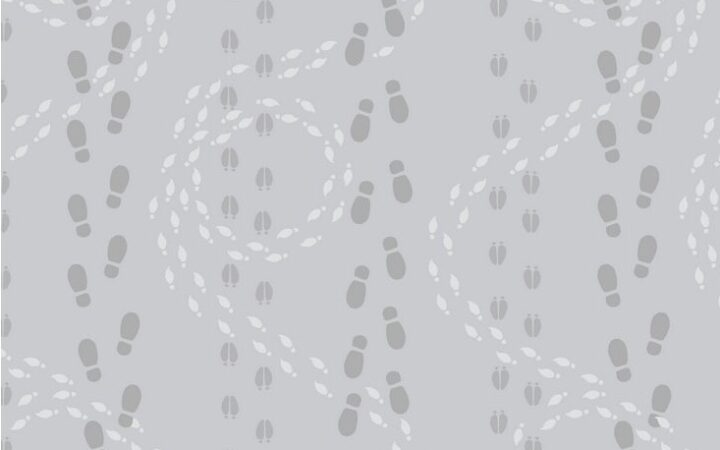 Lewis & Irene North Pole Elf Prints on Icy Silver