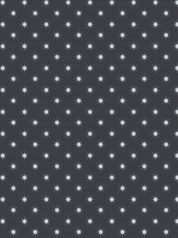 Lewis & Irene Fabrics Northern Lights Stars on Midnight