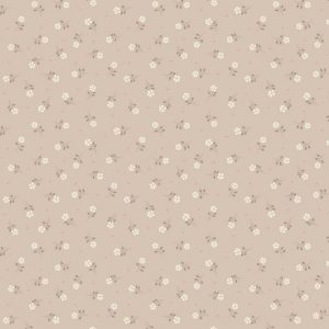 Lewis & Irene Fabrics Flo's Little Flowers on Natural