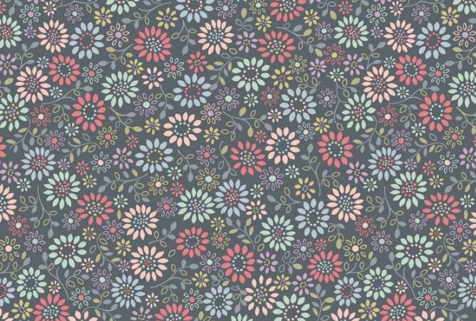 Lewis & Irene Flo’s Little Flowers All Around Daisy on Dark
