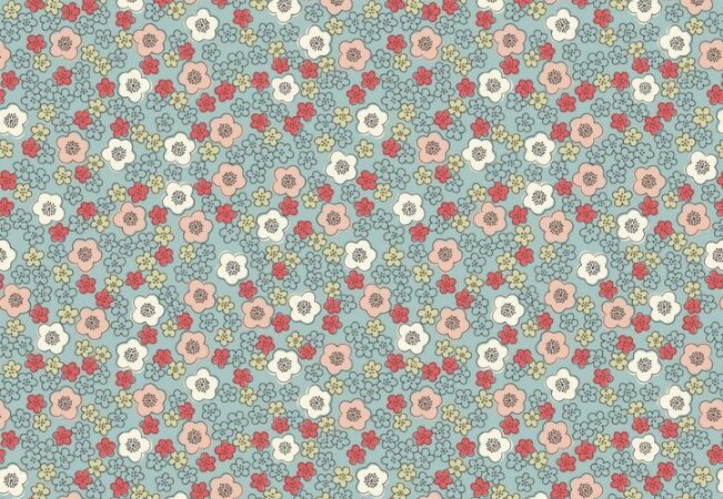 Lewis & Irene Flo’s Little Flowers Ditzy on Sage