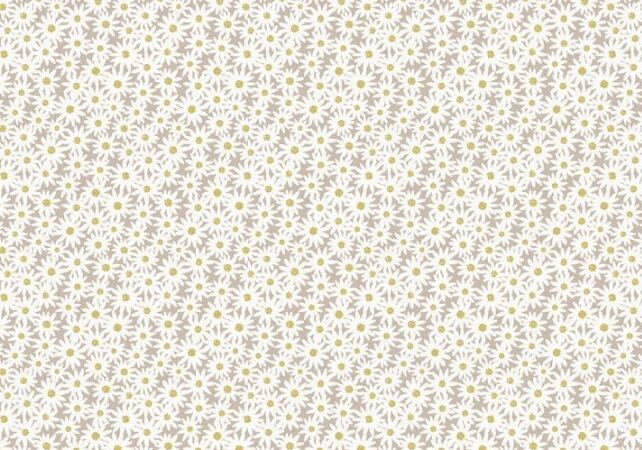 Lewis & Irene Flo’s Little Flowers Daisies on Grey