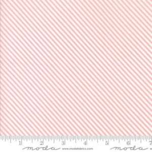 Moda Fabrics Olive's Flower Market Skinny Bias Stripe Pink