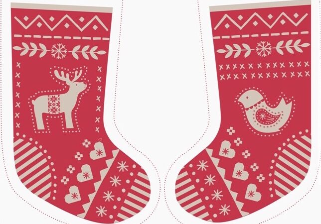 Lewis & Irene Nordic Christmas Stocking